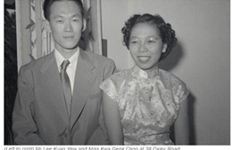 ‘Lời chào cuối cùng’ gửi vợ của ông Lý Quang Diệu 