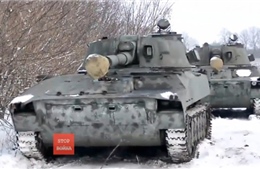 Quân đội Ukraine đưa 200 pháo tự hành tới Luhansk 