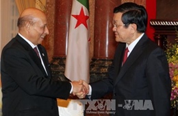 Chủ tịch nước Trương Tấn Sang tiếp Chủ tịch Quốc hội Algeria 