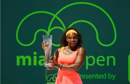 Serena đi vào lịch sử giải Miami Masters