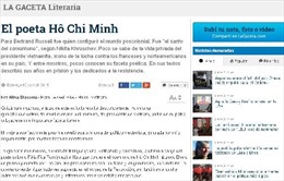 Báo chí Argentina viết về Chủ tịch Hồ Chí Minh