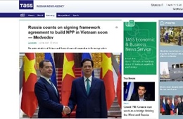 Dư luận quốc tế về chuyến thăm Việt Nam của Thủ tướng Nga 