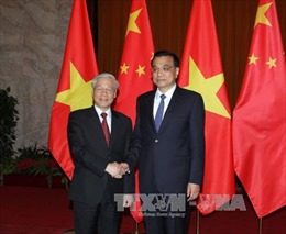Tổng Bí thư Nguyễn Phú Trọng hội kiến Thủ tướng Trung Quốc