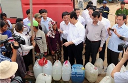 Thủ tướng thị sát chống hạn tại Ninh Thuận 