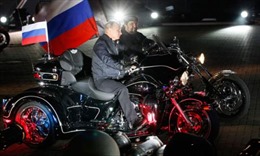 Đoàn môtô Nga đi xuyên châu Âu kỷ niệm Chiến thắng phát xít 