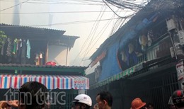 Cháy lớn tại nhà trong hẻm ở TPHCM
