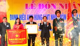 Xã Vĩnh Quỳnh nhận danh hiệu Anh hùng Lực lượng vũ trang Nhân dân 