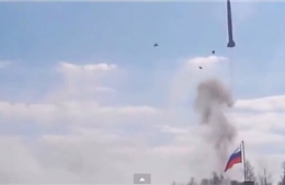 Tên lửa S-300 phát nổ khi rời khỏi bệ phóng