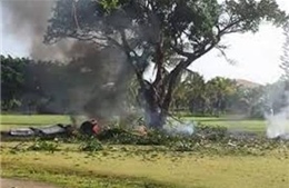 Rơi máy bay tại sân golf, 7 người thiệt mạng
