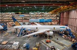 Lắp ráp xong Boeing 787-9 Dreamliner đầu tiên của Vietnam Airlines