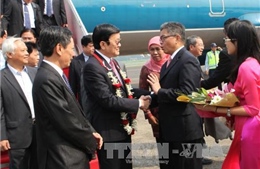 Chủ tịch nước đến Jakarta dự Hội nghị Cấp cao Á-Phi 