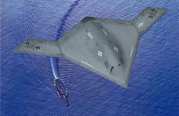 &#39;Ma biển&#39; X-47B tiếp liệu trên không thành công