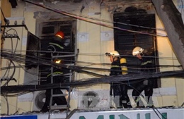 Hỏa hoạn tại siêu thị máy lạnh ở Hà Tĩnh 