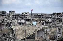 Kobane hoang tàn khủng khiếp nhìn từ trên không
