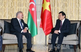 Chủ tịch nước Trương Tấn Sang gặp Thủ tướng Azerbaijan 