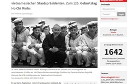 Báo Đức đăng cả trang bài viết về Chủ tịch Hồ Chí Minh