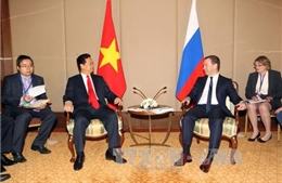  Thủ tướng Nguyễn Tấn Dũng gặp Thủ tướng Nga Medvedev 