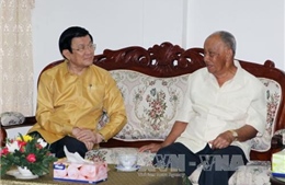  Chủ tịch nước tiếp tục các hoạt động thăm và làm việc tại Lào 