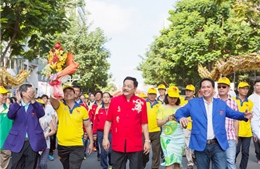 10.000 người đi bộ ủng hộ đội tuyển Việt Nam dự SeaGames 28