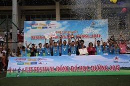 Trường THCS Ngọc Lâm (Hà Nội) đăng quang “Festival bóng đá học đường U13” 