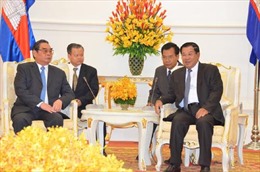 Lãnh đạo Campuchia tiếp đoàn Đại biểu Đảng Cộng sản Việt Nam