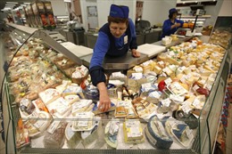Nga duy trì cấm nhập khẩu thực phẩm phương Tây 