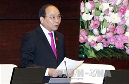 Phó Thủ tướng Nguyễn Xuân Phúc trả lời chất vấn Quốc hội
