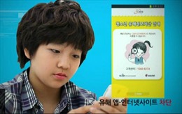 Trẻ em Hàn Quốc bị theo dõi qua smartphone