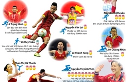 Những gương mặt &#39;vàng&#39; của Việt Nam tại SEA Games 28