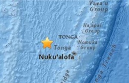 Động đất 6,5 độ Richter ngoài khơi Fiji 