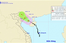 Trong 12 giờ tới, bão số 1 đi vào đất liền tỉnh Quảng Ninh