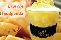 Hợp tác độc quyền Ding Tea và Foodpanda