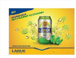 Bia hương vị chanh Larue Lemon có mặt tại Việt Nam
