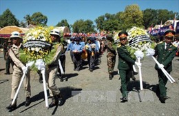 Đón nhận hài cốt liệt sĩ Việt Nam tại tỉnh Kompong Chhnang
