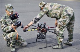 Trung Quốc lần đầu tiên dùng UAV giám sát thảm họa