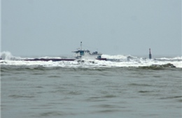 Đảm bảo an toàn cho tàu mắc cạn tại vùng biển Bình Thuận