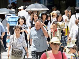 Hơn 3.000 người Nhật Bản nhập viện vì nắng nóng