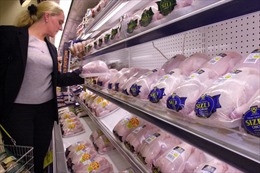 Mỹ thu hồi cả triệu kg thịt gà nhiễm khuẩn