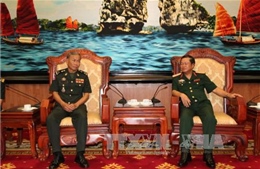 Thượng tướng Đỗ Bá Tỵ tiếp Cục trưởng Cục Tác chiến Campuchia