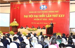 Thủ tướng dự Đại hội Đảng bộ Văn phòng Chính phủ