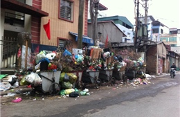 Người dân Hà Nội khổ vì ô nhiễm rác thải sinh hoạt 