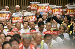 Lo TPP, nông dân Nhật Bản tuần hành rầm rộ 