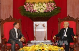 Tổng Bí thư Nguyễn Phú Trọng tiếp Đại sứ Vương quốc Bỉ 