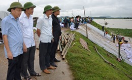 Bắc Ninh khắc phục sự cố sạt lở đê Hữu Cầu