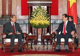 Chủ tịch nước tiếp Chủ nhiệm Văn phòng Chủ tịch nước Lào 