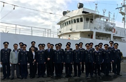 Tiếp nhận tàu do Chính phủ Nhật Bản tài trợ