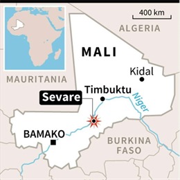 Nhiều con tin bị bắt giữ tại khách sạn ở Mali