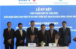 BIDV ký hợp đồng vay hợp vốn quốc tế 105 triệu USD