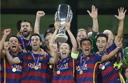 Barca giành Siêu cúp châu Âu sau chiến thắng nghẹt thở