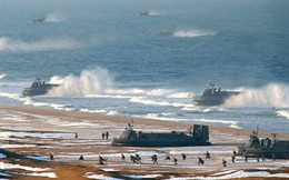 Triều Tiên triển khai hơn 20 tàu đổ bộ ra tiền tuyến